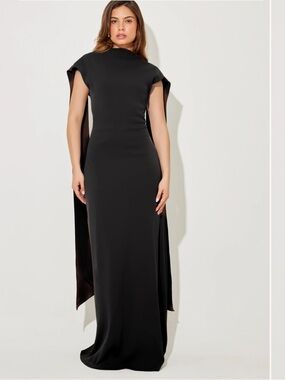 ODD MUSE Drape Maxi Dress NWT